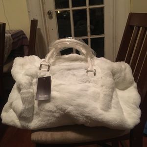 brand new z gallery faux bunny weekender